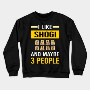 3 People Shogi Crewneck Sweatshirt